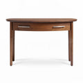 Oak console table with drawer for entryway 120 x 60 x 75cm